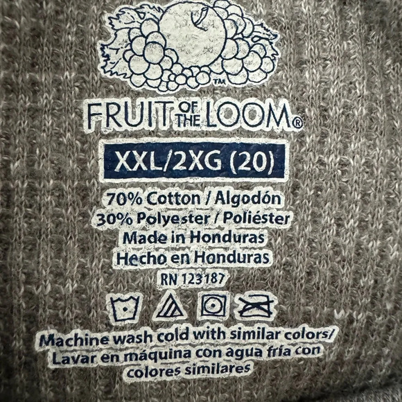 Fruit of the Loom Women's Eversoft Waffle Thermal Top, Size XXL(20) - Picture 3 of 5